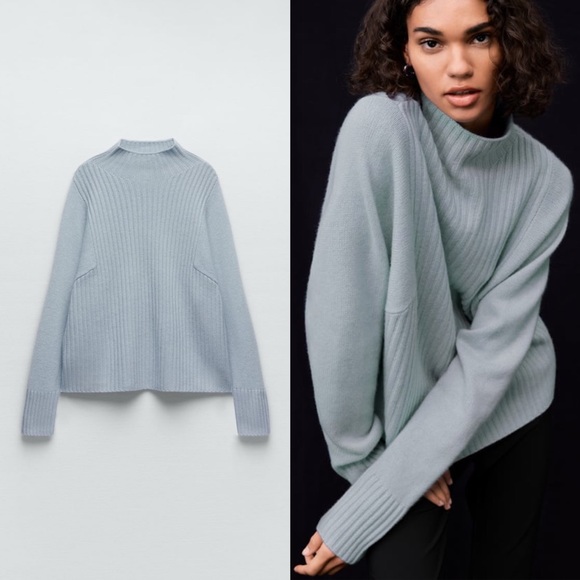 Zara Sweaters - Zara high neck cashmere sweater